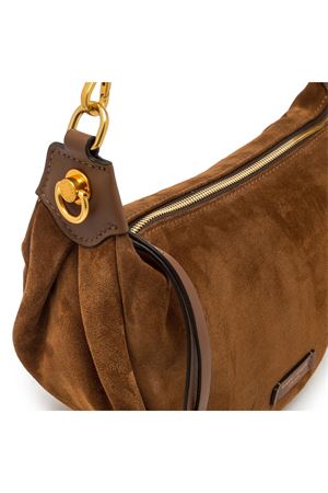 Aisha bag in brown suede GIANNI CHIARINI | BS12050CMNASPM099